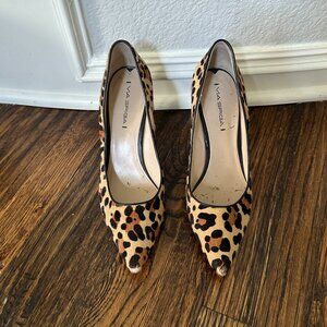 Via Spiga Leopard Pumps Heels - Size 10